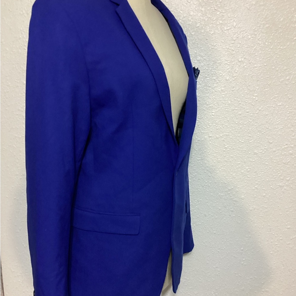Zara Man royal blue blazer jacket size 42 - Picture 2 of 9